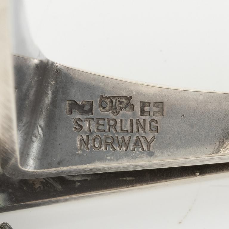 Odvar Pettersen, brooch, sterling silver, Norway.