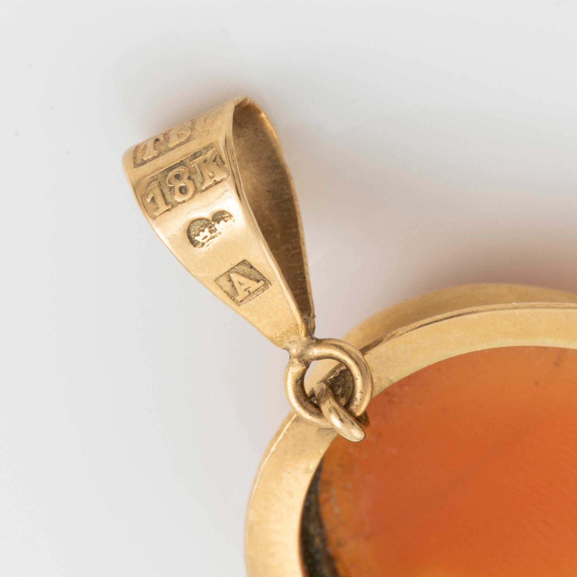 Hänge/brosch och hänge.