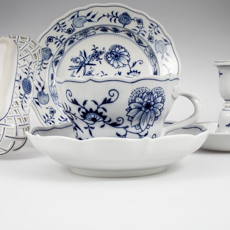 SERVIS, 17 delar, porslin, Meissen.