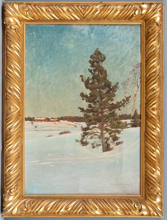 Edvard Westman, A SUNNY WINTER LANDSCAPE.