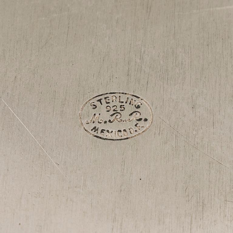 Tarjotin, sterlinghopeaa, Mexico.