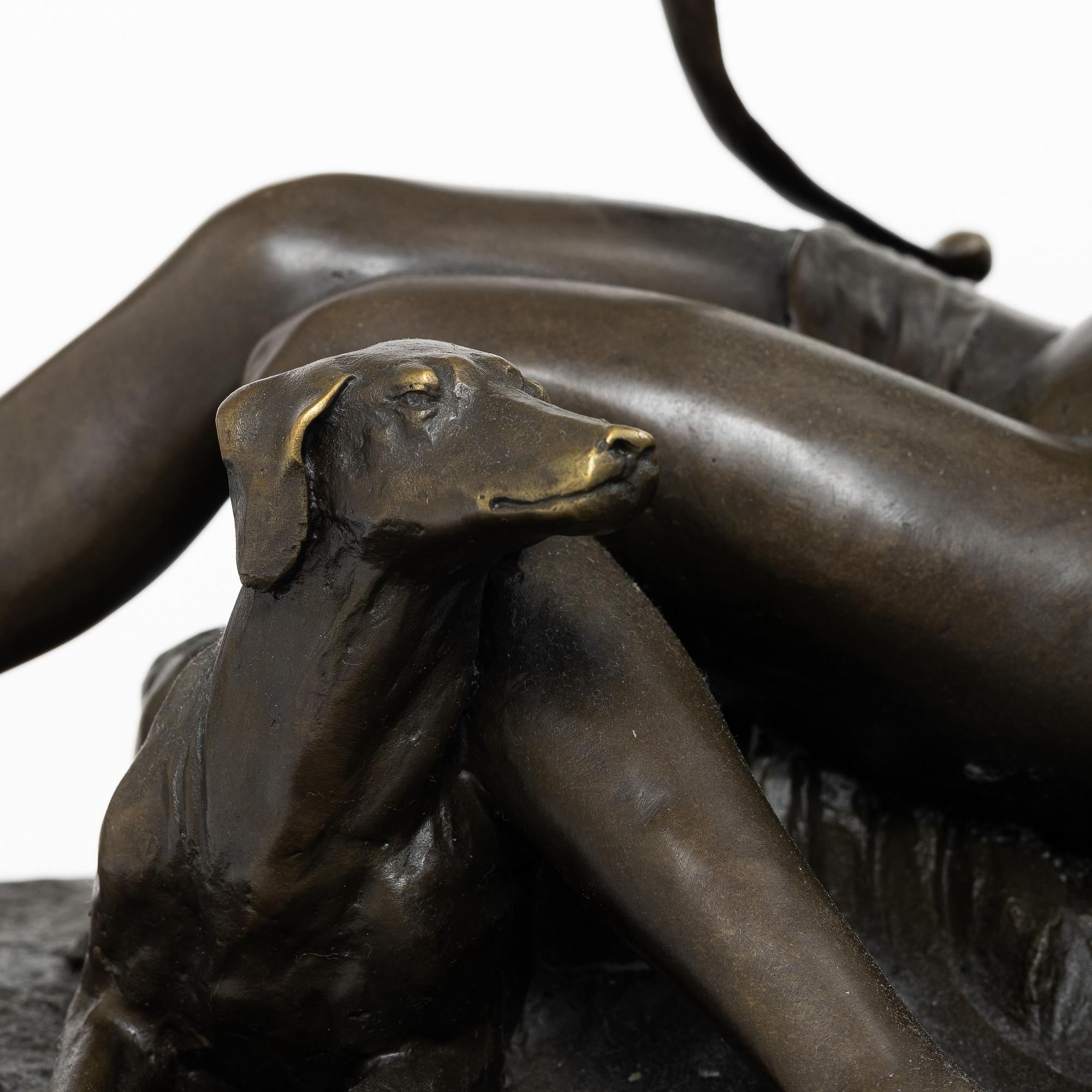 Diana and the deer, P. Jacquiet, after, 21st century.