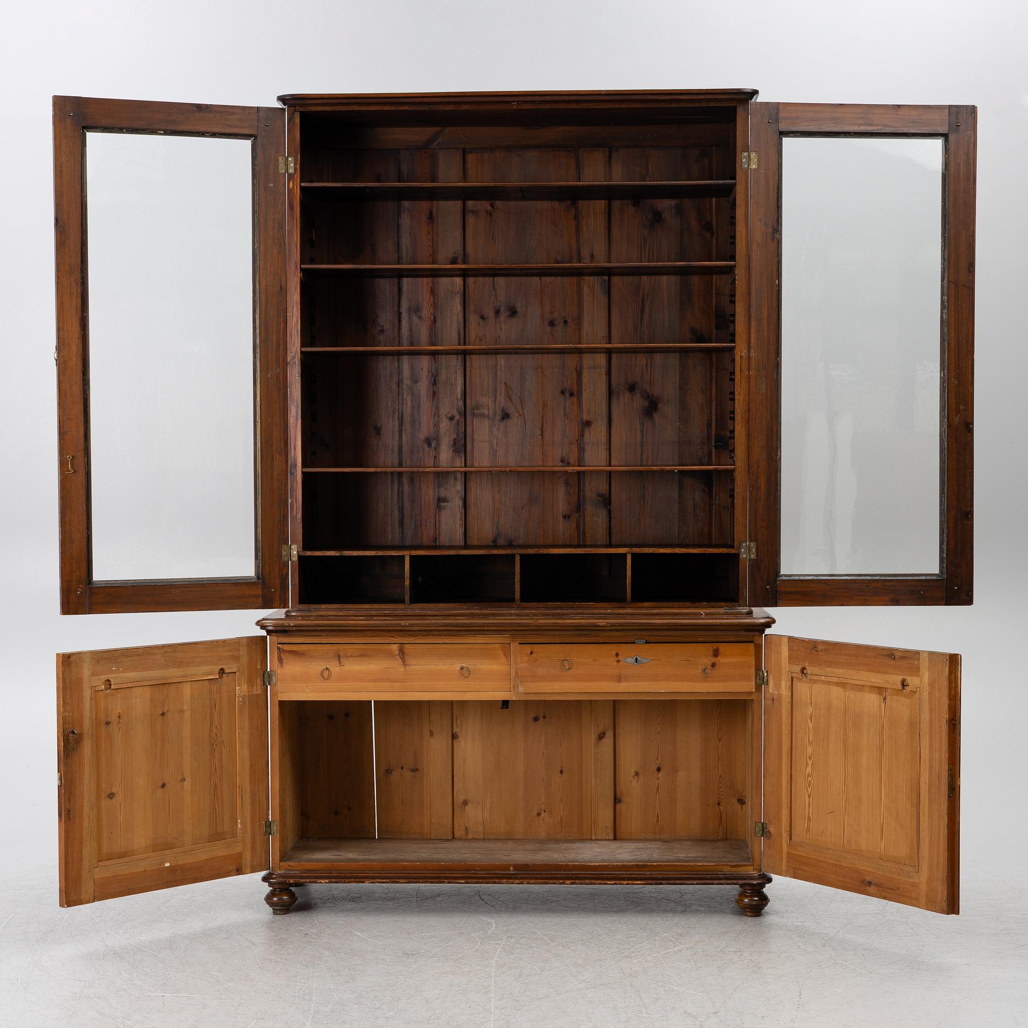 A bookcase, second half of the 19th century.