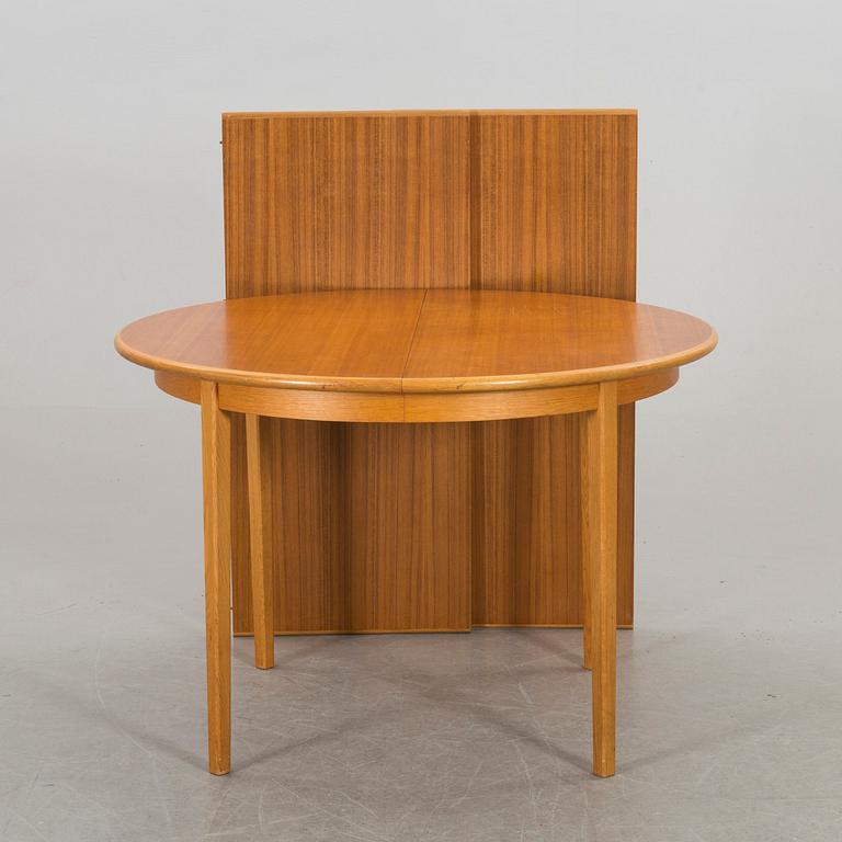 A 1960s teak veneered dining table by Bertil Fridhagen, Bodafors,
