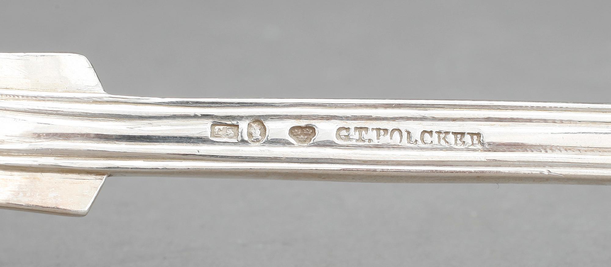 RAGUSKEDAR, 4st, silver, bland annat Johan Mauritz Corth, 1849. Vikt ca 469g.