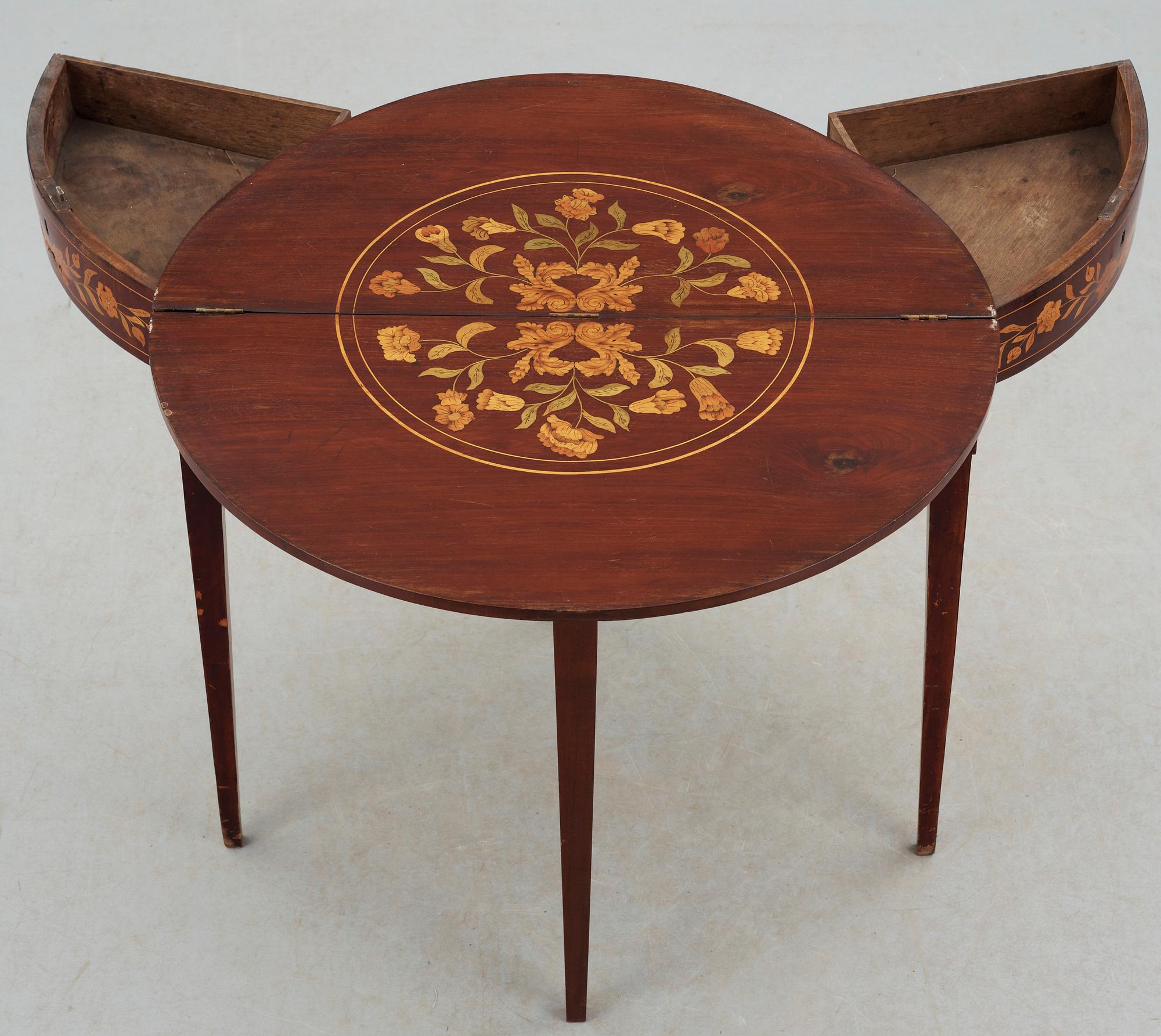 SPELBORD, sen Louis XVI, Holland, tidigt 1800-tal.