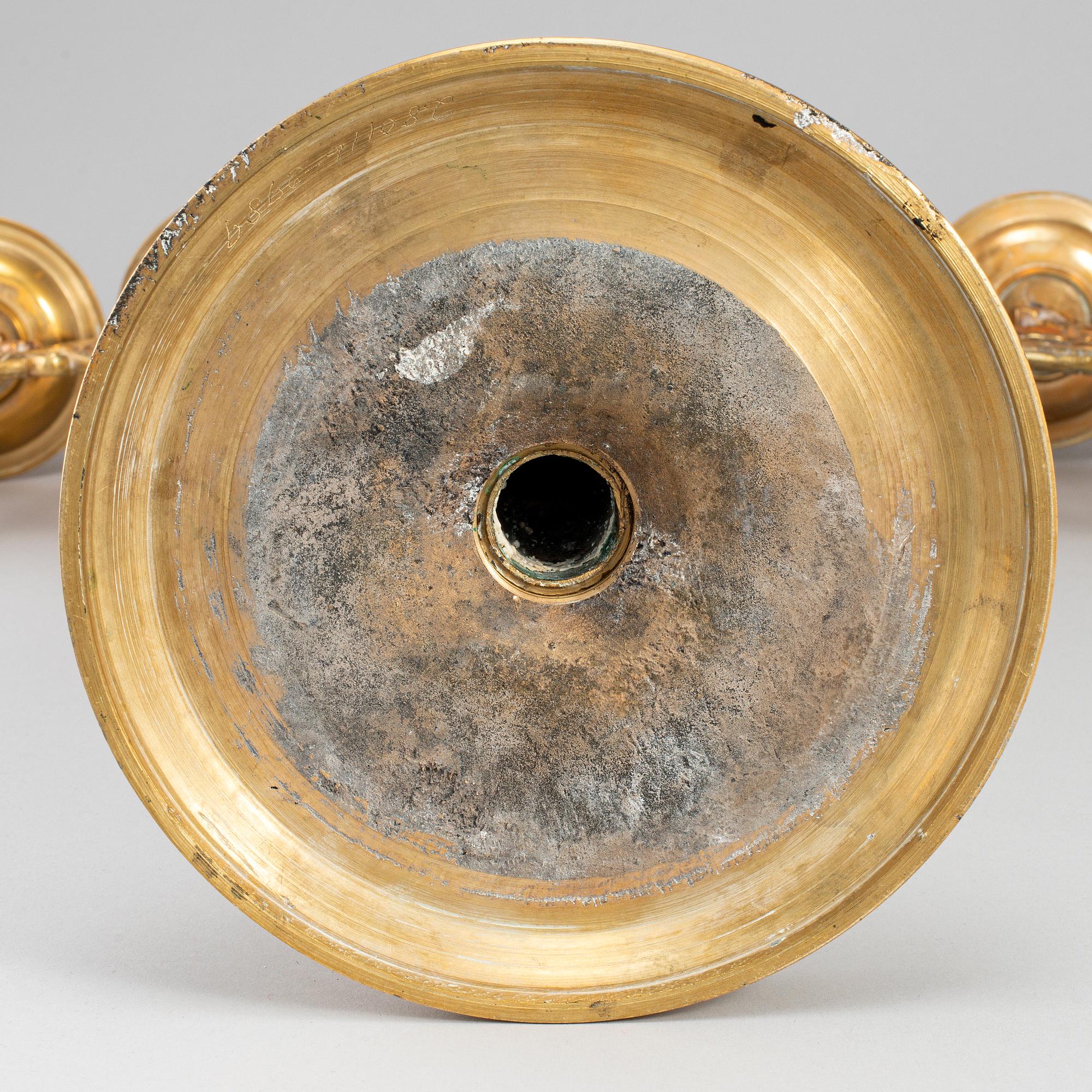 A seven-light candelabra, 20th ct.