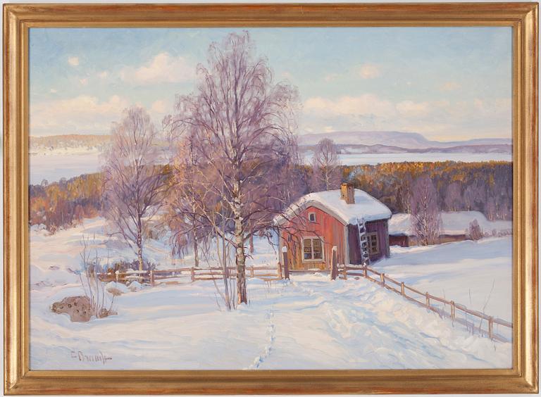 CARL BRANDT, olja på duk, signerad.