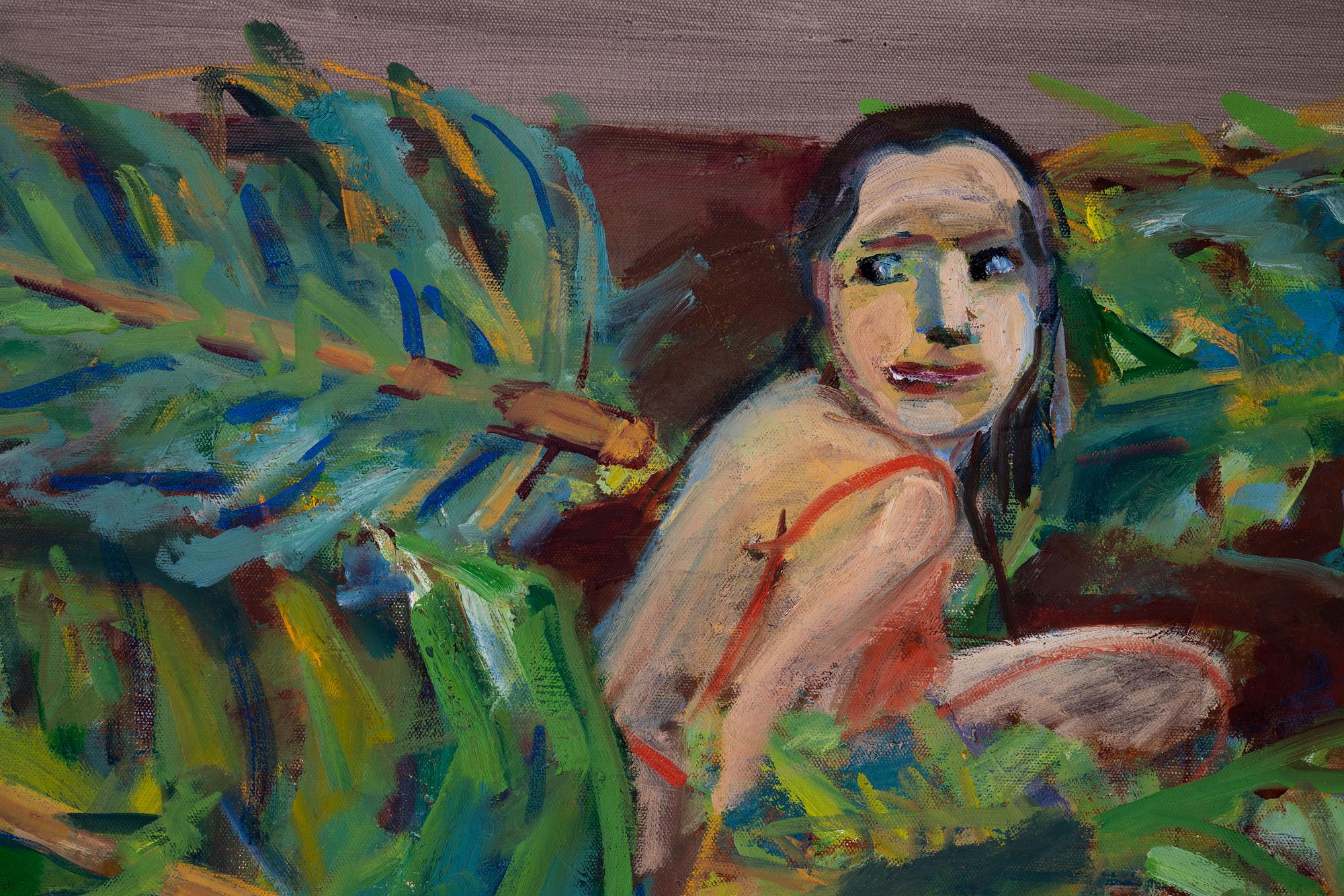 Lena Cronqvist, oil on canvas, signed L Cronqvist and dated 1985.