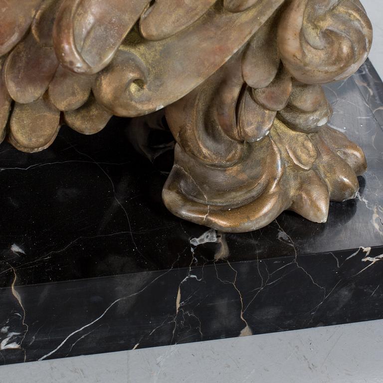 DANTE ZOI, alabaster signed and dated v-1924.