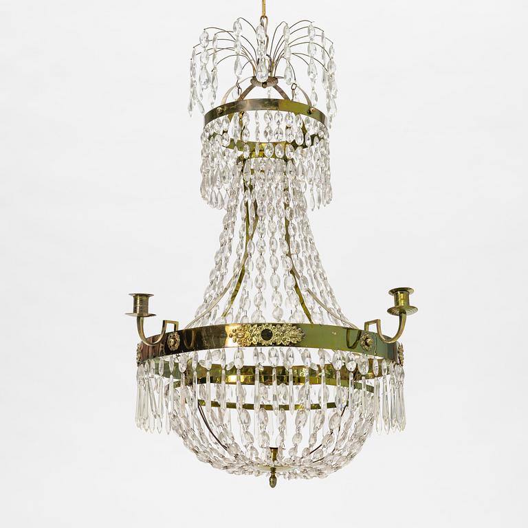 Ljuskrona, Empire, 1800-talets första hälft.