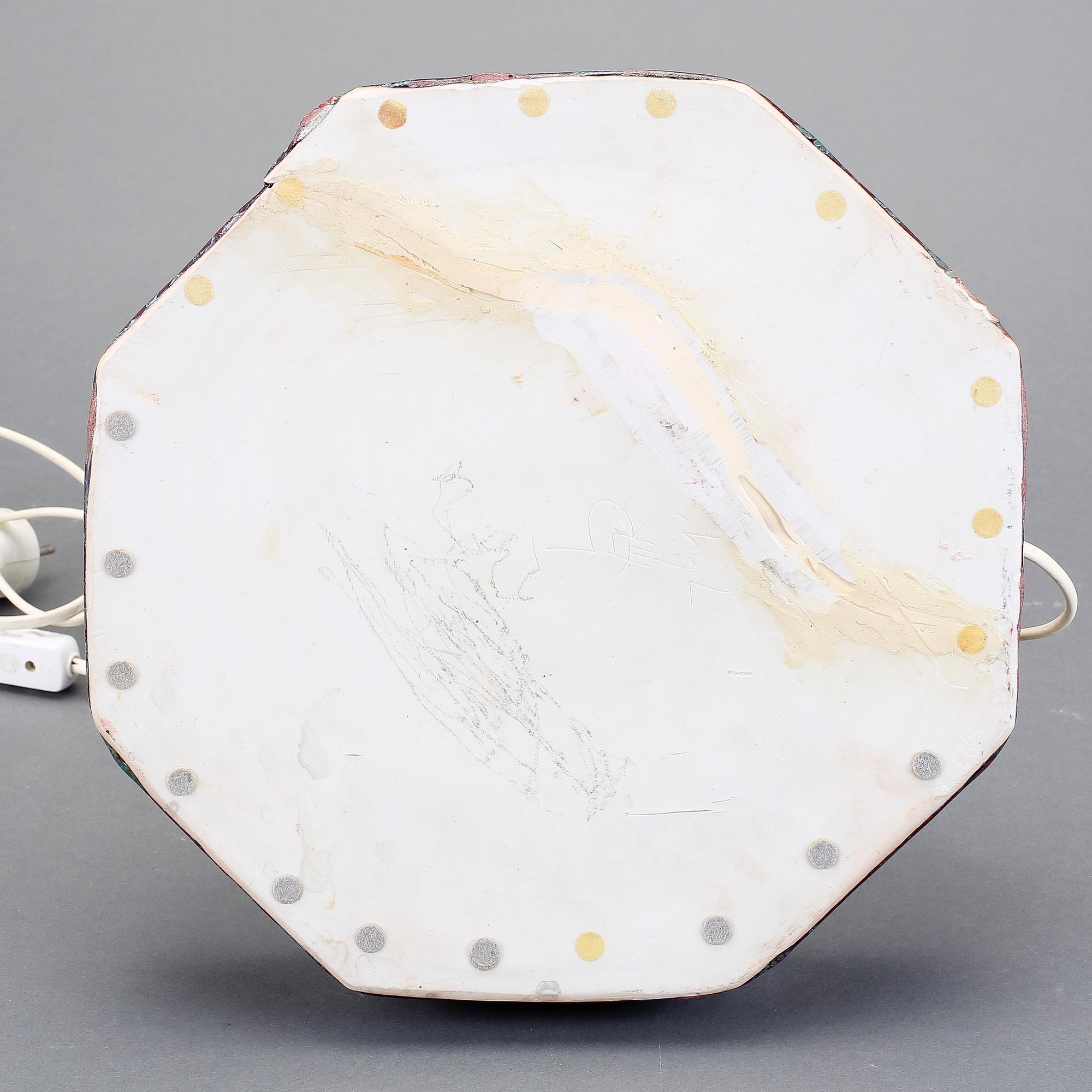 LAMPFOT, Stig Lindberg, Gustavsberg studio, 1967.