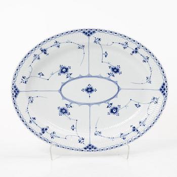 Royal Copenhagen, A 46 pieces "Blue Fluted Half Blond" service, 'Musselmalet', 1889-1922 and post 1923.