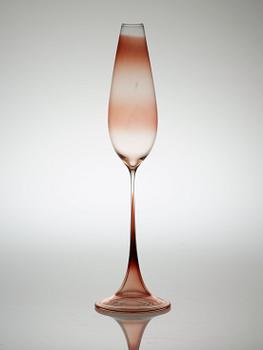 A Nils Landberg glass goblet, Orrefors.