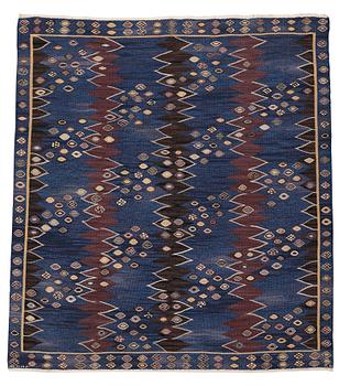 215. Barbro Nilsson, A CARPET, "Snäckorna", flat weave, ca 267-268 x 234,5-246,5 cm, signed AB MMF BN.