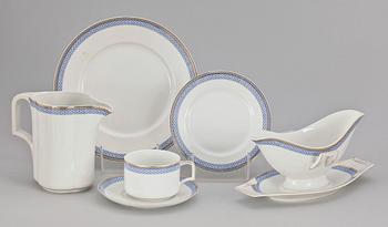 MATSERVIS, 102 delar, Hutschenreuther, Bayern, Tyskland, 1900-talets början.