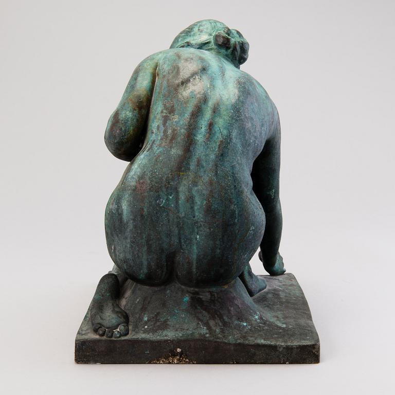 AUGUST KATTENTIDT, A bronze sculpture, signed A. Kattentidt.