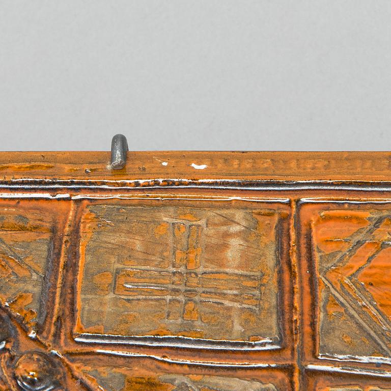 Rut Bryk, a stoneware wall relief signed a tergo BRYK.