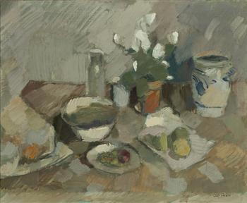 Olof Arén, "Nature morte med cyklamen".