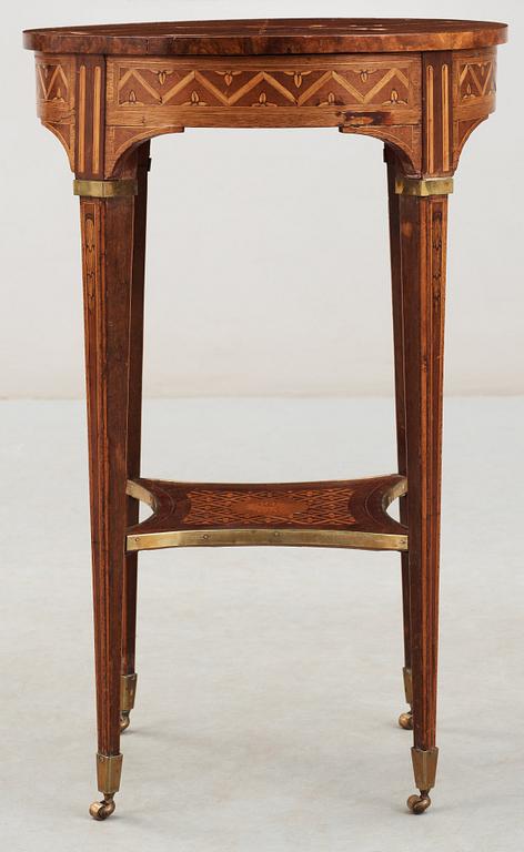 BORD, av Anders Lundelius (mästare i Stockholm 1778-1823). Gustavianskt.