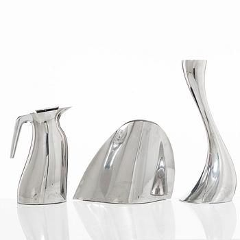 Georg Jensen, ljusstake, kaffekanna, vas.