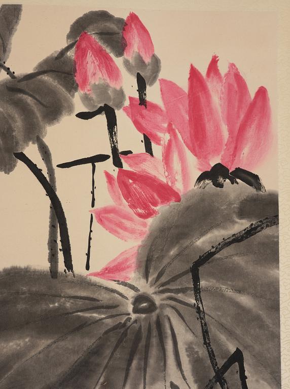 Qi Baishi, after, Lotus, 20th century.