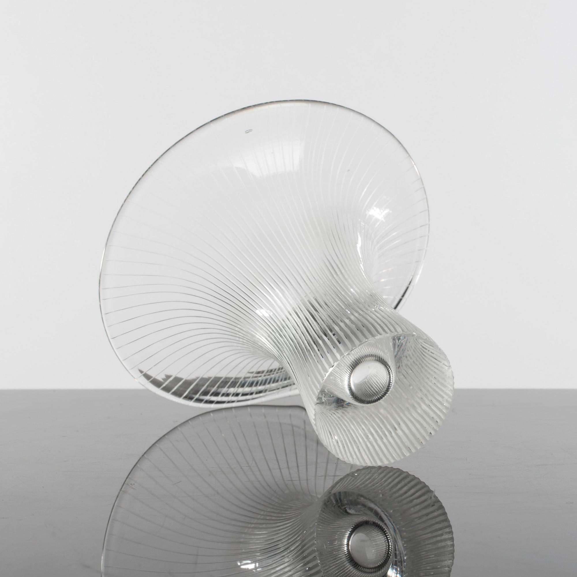 VAS, glas, "Kantarelli", Tapio Wirkkala, Iittala, Finland, 1955, signerad och datera undertill.