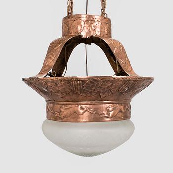 an early 20th century chandelier.