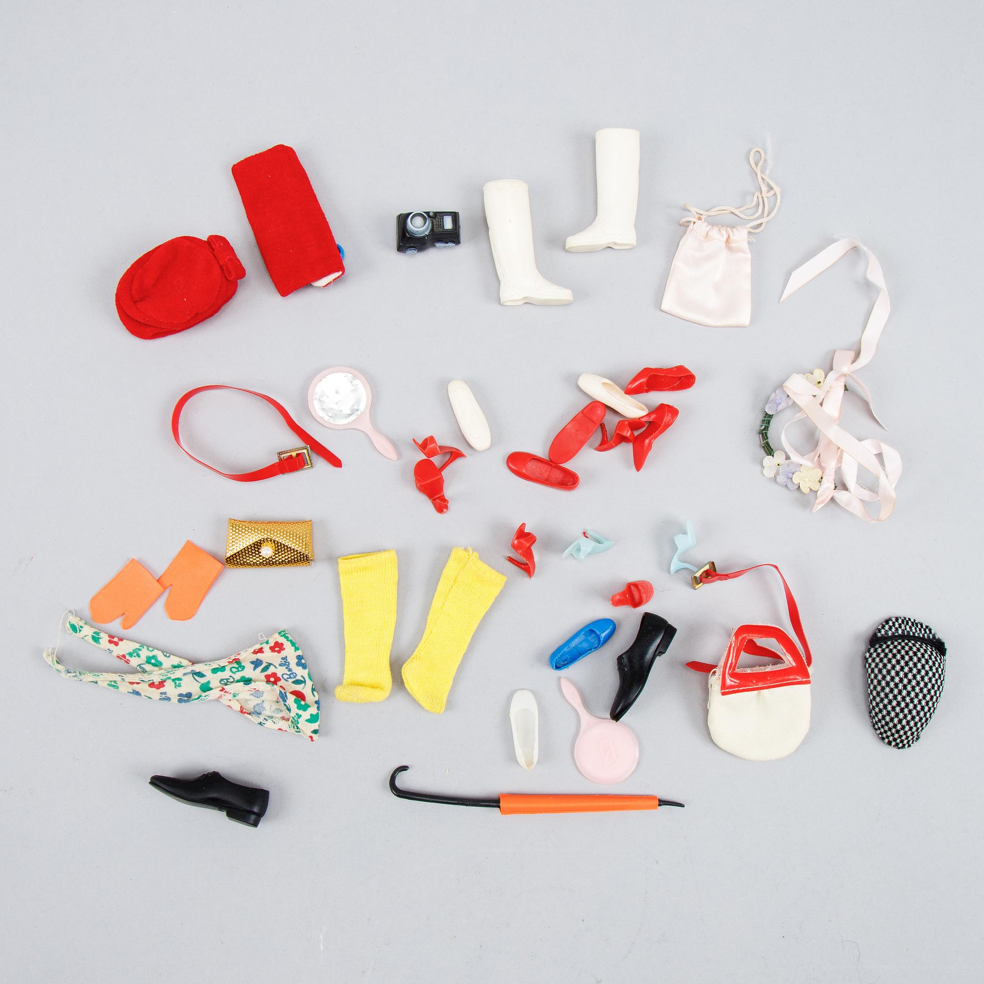 Barbiedockor, 4 st, Mattel, 1960-tal.