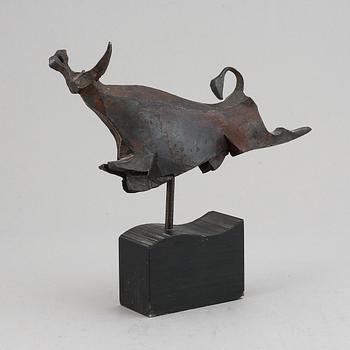 Lars Larsson, sculpture, iron, signed.