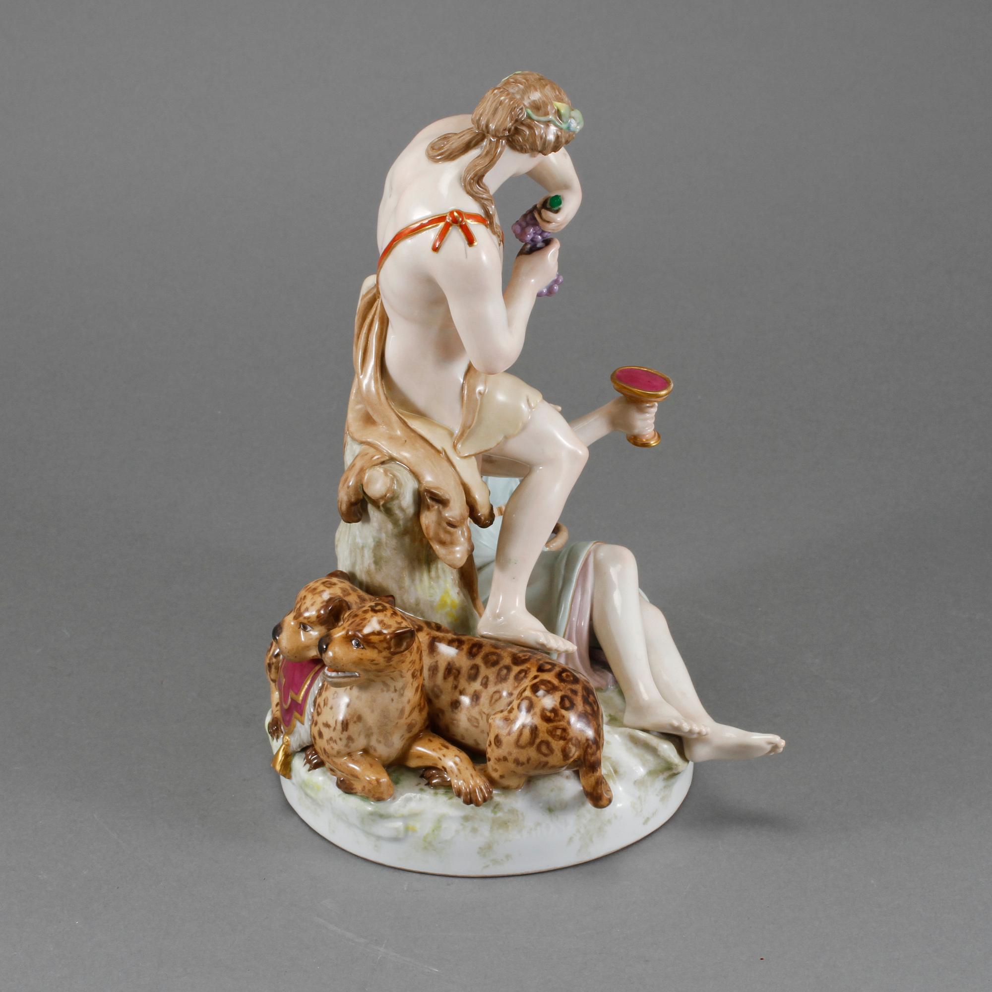 FIGURIN, porslin, KPM, Berlin, omkring sekelskiftet 1900.