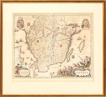 J Blaeu/A Bure map "Gothia".