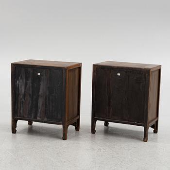 Sängbord, ett par, Kina, 1900-tal.