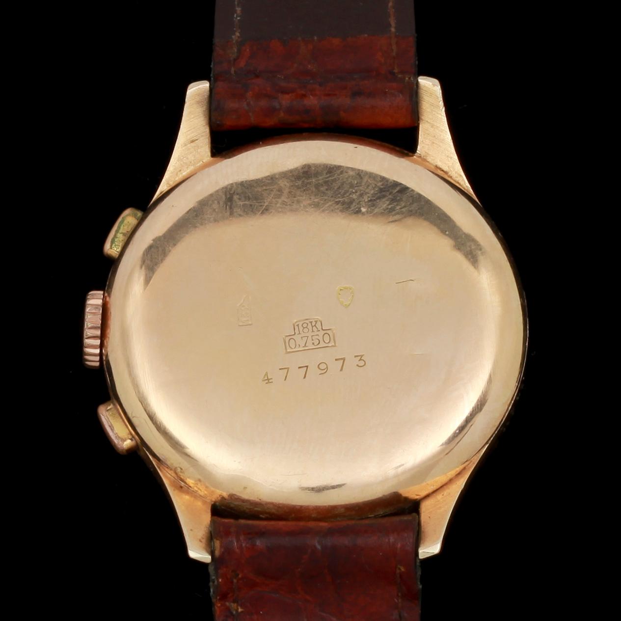 ARMBANDSUR, Bosco Watch. Chronographe 18K.