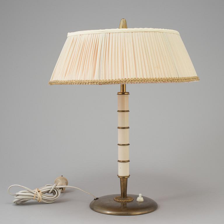 An art deco table lamp, 1930´s.