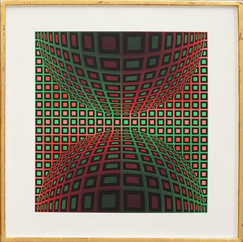 Victor Vasarely · VICTOR VASARELY, serigrafi, sign o numr 66/250.