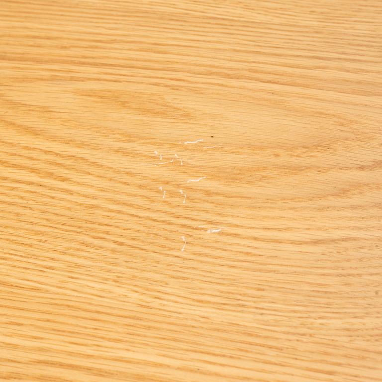 A 'Social' oak veneered table by Decotique.