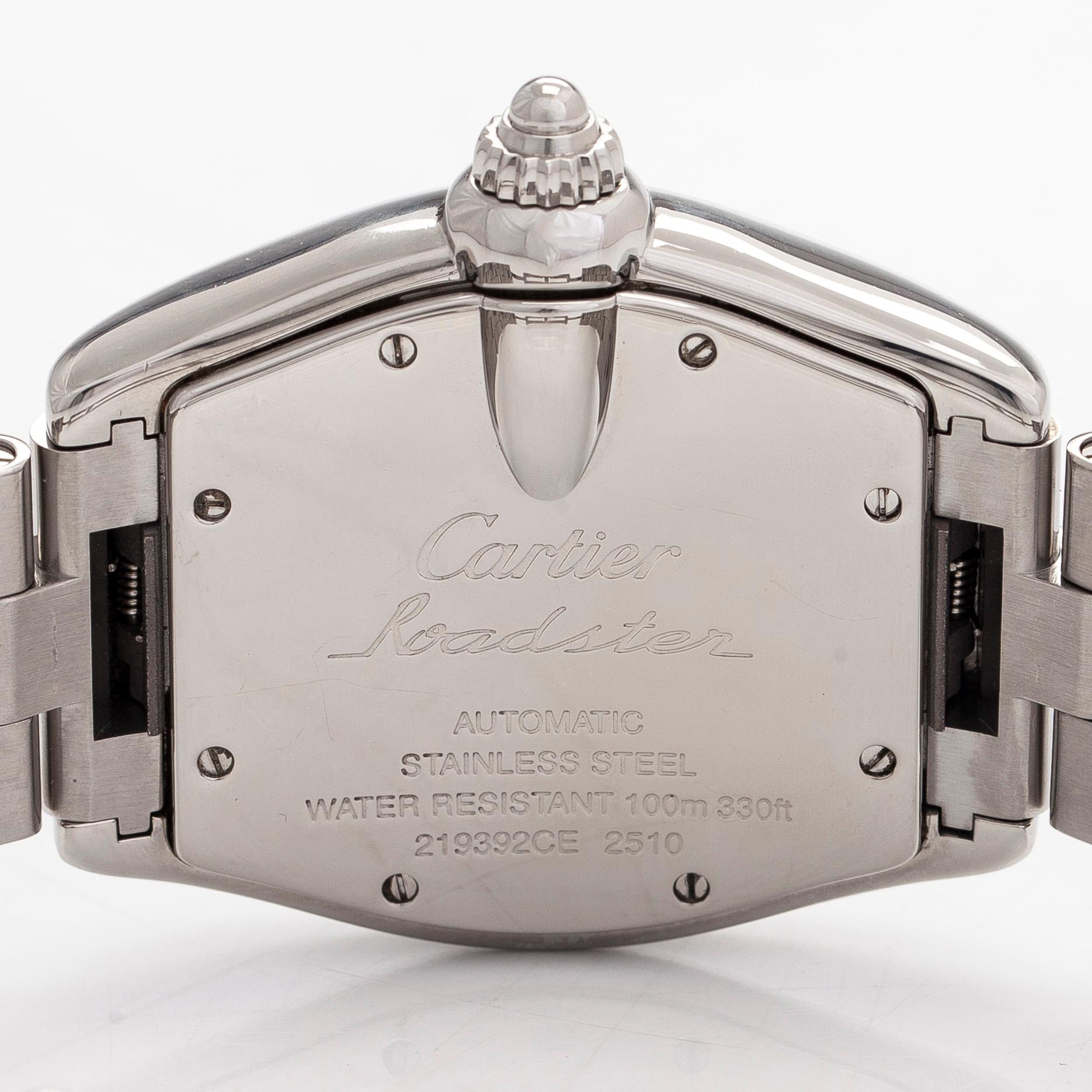 Cartier, Roadster, wristwatch, 38 mm.