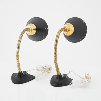 Vägglampor, ett par, Ewå, Värnamo, 1900-tales mitt.