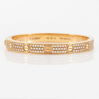 A Cartier "Love" bracelet.