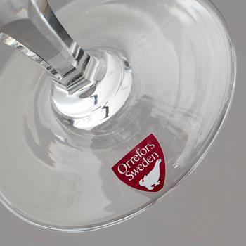 GLASSERVIS, 43 delar, "Karolina", Gunnar Cyrén, Orrefors.