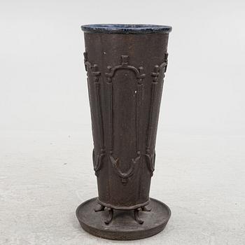 Edvin Ollers, a cast iron umbrella stand, Näfveqvarns Bruk, Sweden.