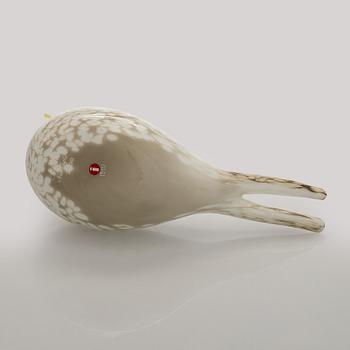 Oiva Toikka, an annual glass bird, 'Arctic tern', signed O. Toikka Nuutajärvi 2000.