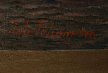 OKÄND KONSTNÄR, olja på duk, signerad "Joh Johansson".