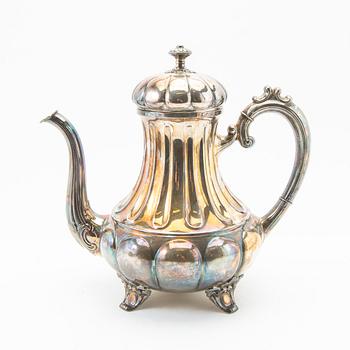 Coffee service, silver, 3 pieces.