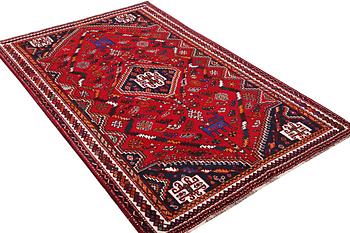 A Qashqai carpet, c. 252 x 162 cm.