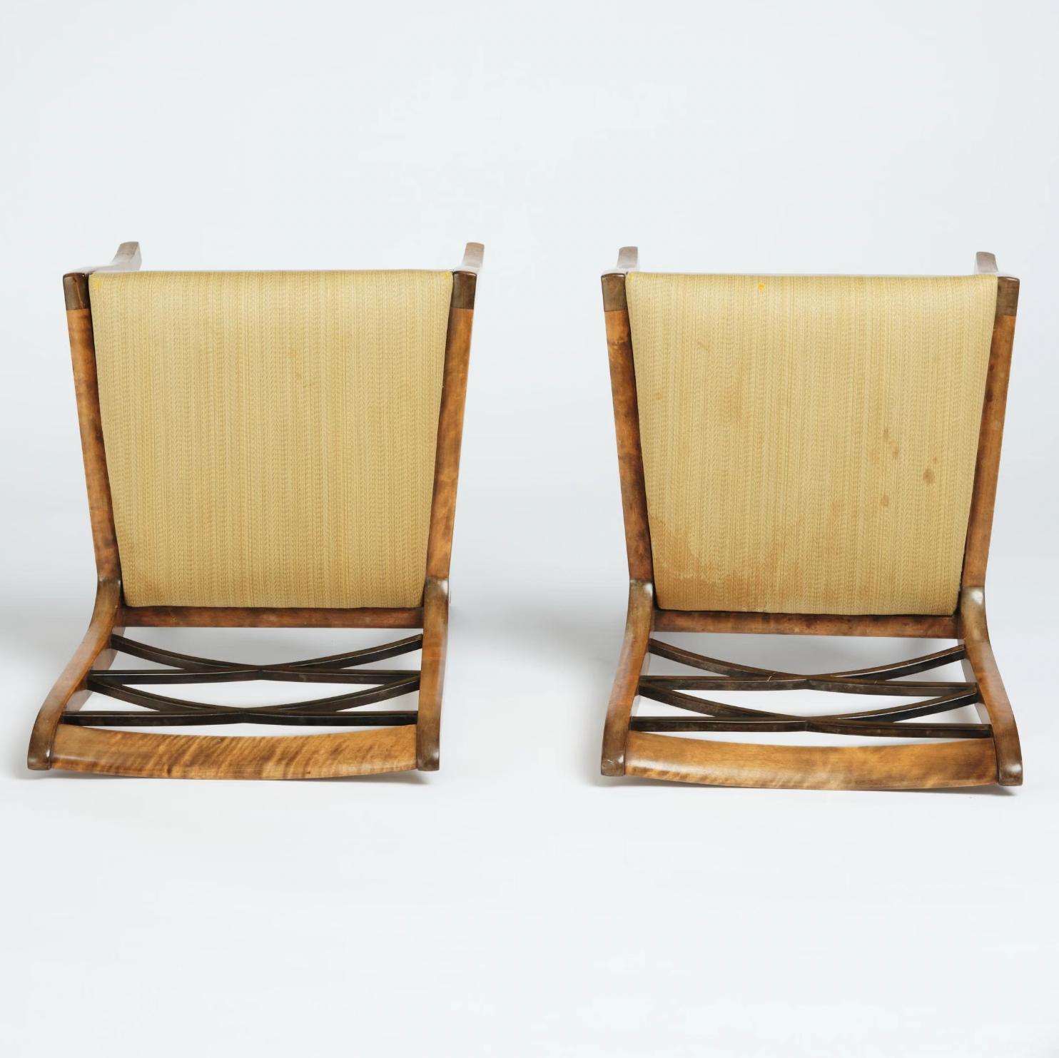 Carl Malmsten, a pair of chairs, Swedish Grace, Svenska Möbelfabrikerna Bodafors, 1920s,.