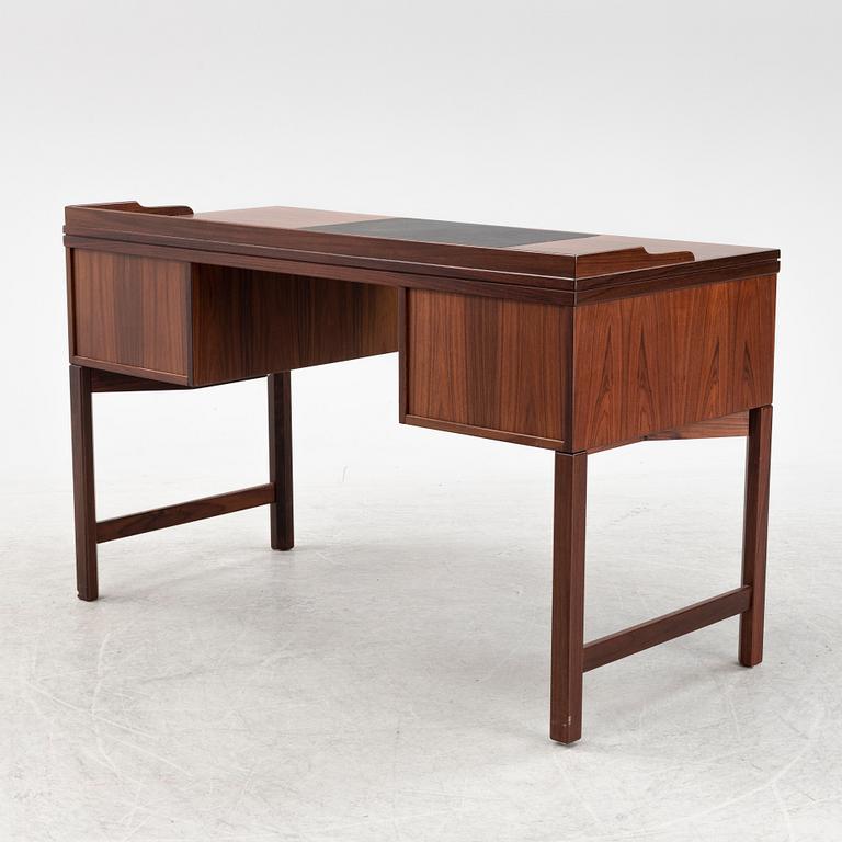 Torbjørn Afdal, a 'Minerva' rosewood desk and a chair, Bruksbo, Haug Snekkeri AS, Norway, 1960's.