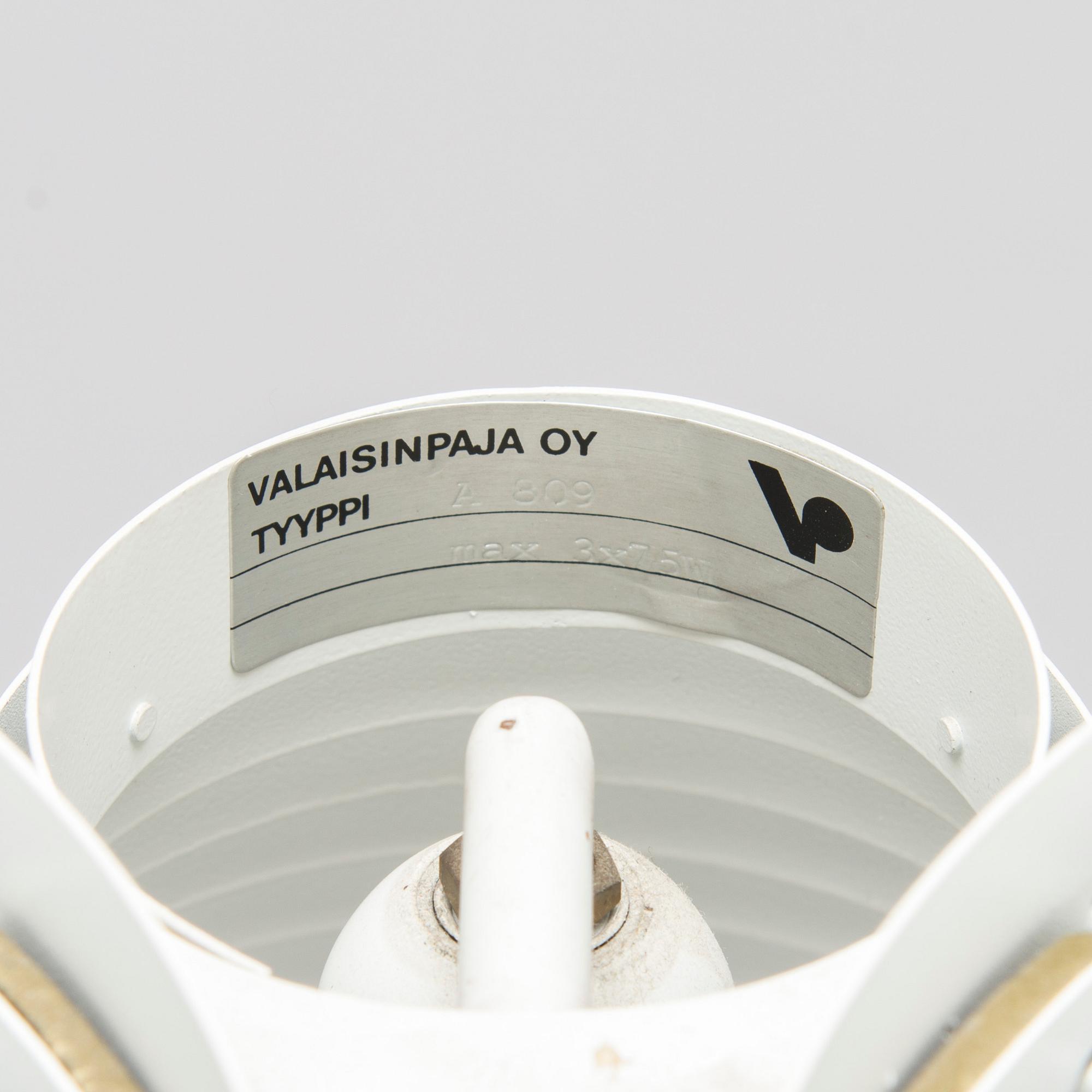 Alvar Aalto, a late 20th century 'A809' floorlamp for Valaisinpaja.