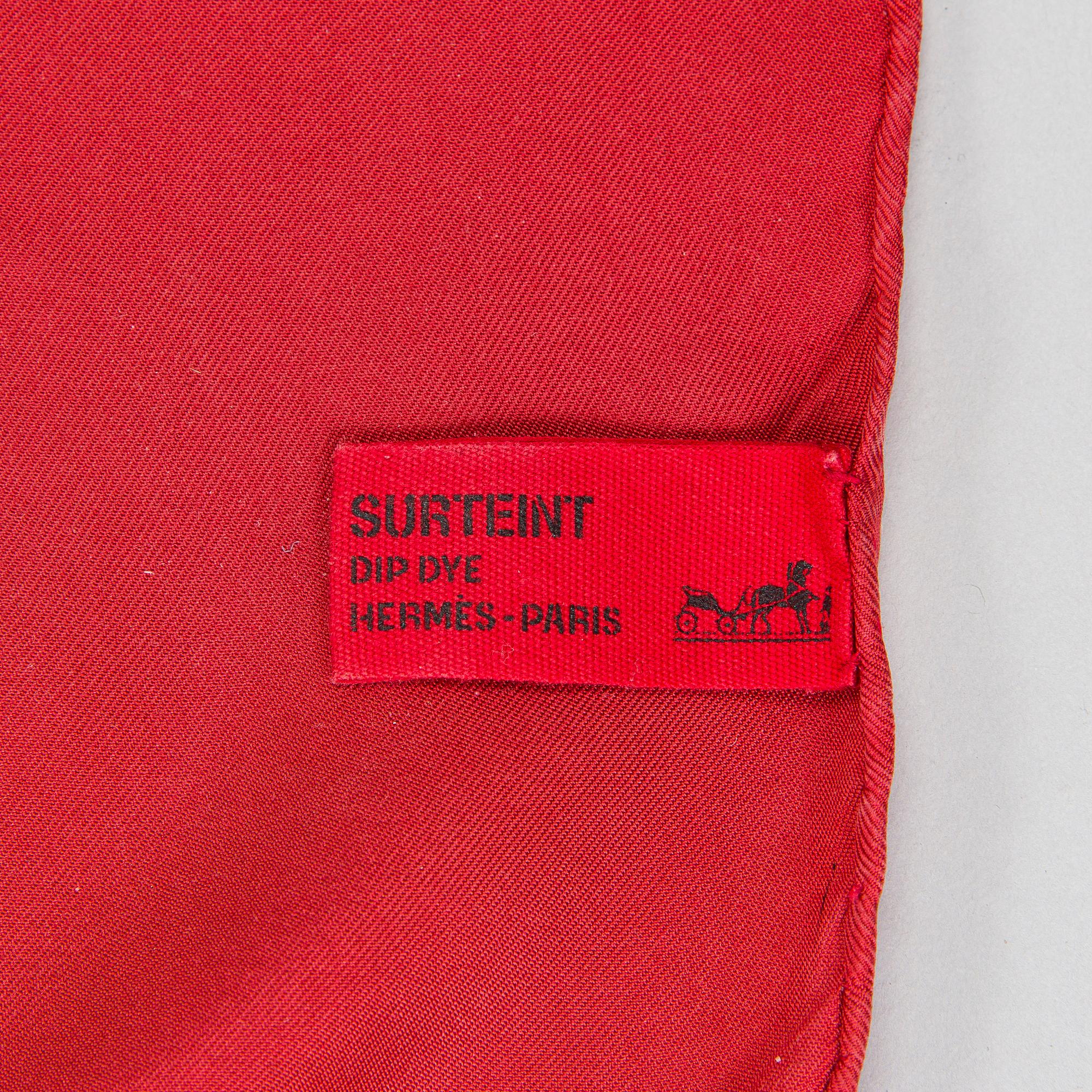 Hermès, a 'Brazil' silk shawl/scarf.